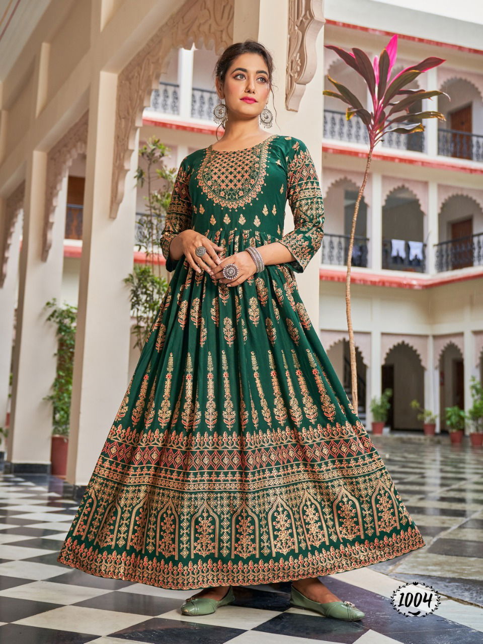 Banwery Flora Fancy Wear Wholesale Anarkali Kurti Collection